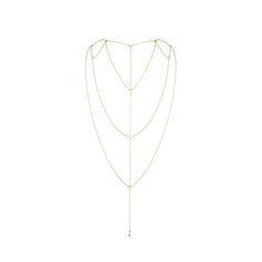 Ланцюжок для спини Bijoux Indiscrets Magnifique Back and Cleavage Chain - Gold, прикраса для тіла SO2657 фото