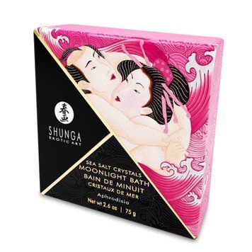 Сіль для ванни Shunga Moonlight Bath &ndash; Aphrodisia (75 г), сіль Мертвого моря, ароматичні олії SO2539 фото