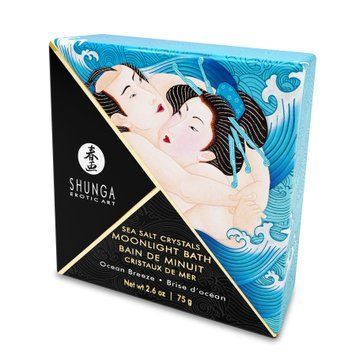 Сіль для ванни Shunga Moonlight Bath &ndash; Ocean Breeze (75 гр), сіль Мертвого моря, ароматичні олії SO2540 фото