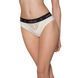 Трусики з широкою гумкою і мереживом Passion PS001 PANTIES L, ecru SO4163 фото 1