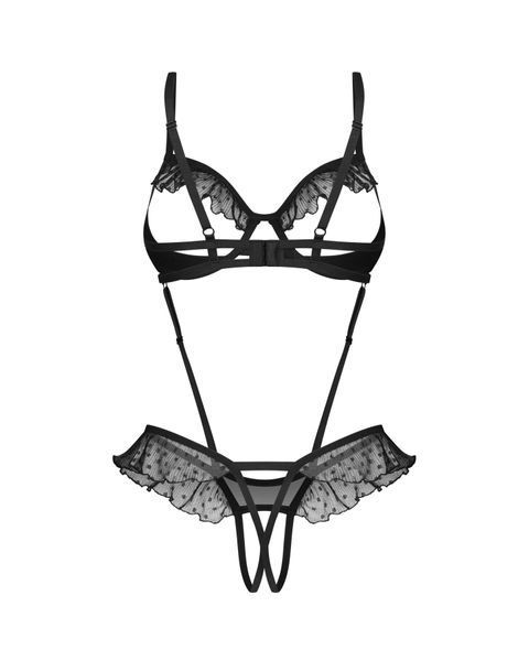 Боді Obsessive Carrola crotchless teddy 2XL/3XL SX5058 фото