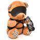 Плюшевий ведмедик ROPE Teddy Bear БДСМ у шкіряній масці та обв&rsquo;язці, 22x16x12 см SO9816 фото 2