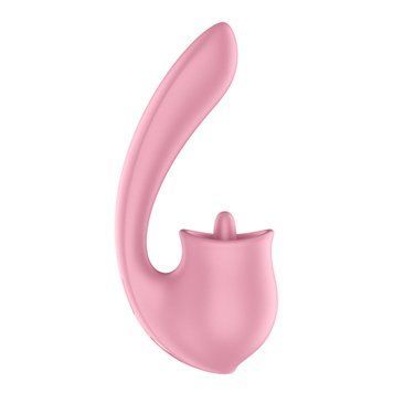 Вагінально-кліторальний вібратор Satisfyer Tongue Genius з язичком SX3852 фото