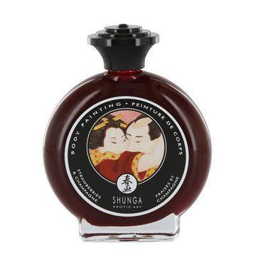 Фарба для тіла Shunga BODYPAINTING &ndash; Sparkling Strawberry Wine (100 мл) без глютену та парабенів SO2548 фото