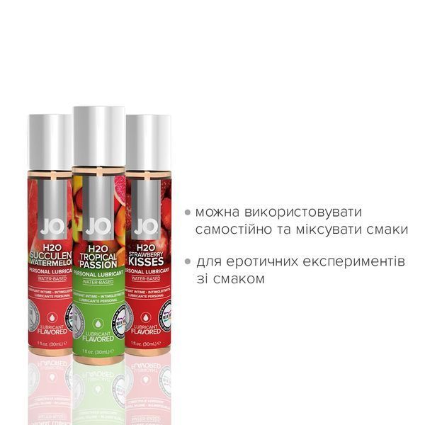 Набір JO Tri-Me Triple Pack &mdash; Flavors (3&times;30 мл) три різні смаки оральних змазок SO2840 фото