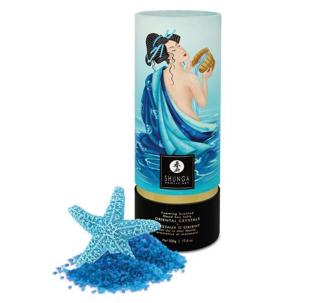 Пінлива сіль для ванни Shunga Dead Sea salt Oriental Crystals &mdash; Ocean Temptations (500 г) SO6894 фото