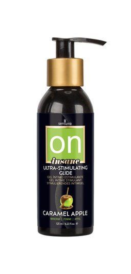 Збуджувальна змазка на гібридній основі Sensuva Ultra-Stimulating On Insane Caramel Apple (125 мл) SO3274 фото