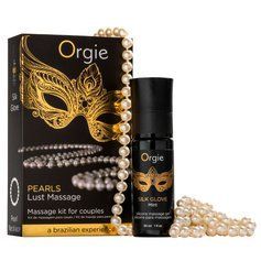 Набір для перлинного масажу Orgie &ndash; Pearls Lust Massage (30 мл), силіконовий гель, намисто SX1536 фото