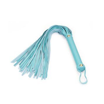Флогер Liebe Seele Blue Lamb leather Flogger with Velvet Lining SX4846 фото