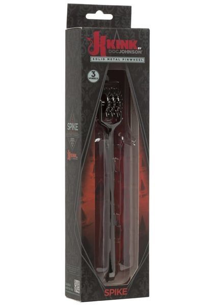 Колесо Вартенберга гольчасте на 3 ряди зубців Doc Johnson Kink- Spike - Solid Metal Pinwheel - 3 Whe SO4018 фото