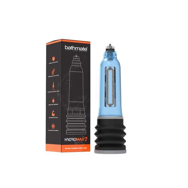 Гідропомпа Bathmate Hydromax 7 Blue, для члена довжиною від 12,5 до 18 см, діаметр до 5 см HM-30-AB фото