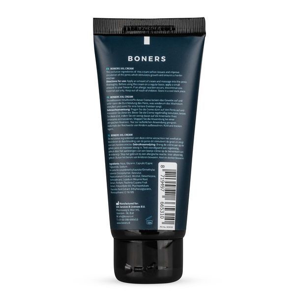 Крем для ерекції та збільшення члена Boners Penis XXL Cream, рослинні екстракти SO8877 фото