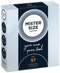 Презервативи Mister Size - pure feel - 57 (3 condoms), товщина 0,05 мм SO8035 фото