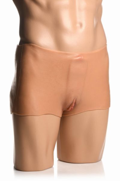 Накладна вагіна Master Series Silicone Vagina + Butt Panties - Medium SX1189 фото