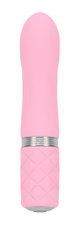 Розкішний вібратор PILLOW TALK - Flirty Pink з кристалом Swarovski, гнучка головка SO2725 фото