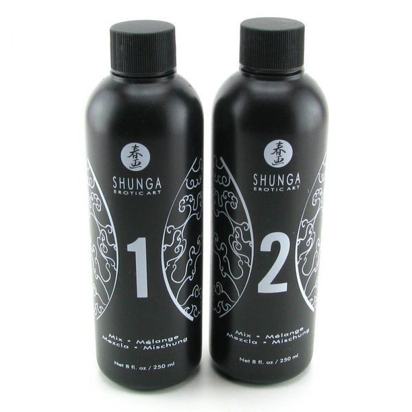 Гель для NURU-масажу Shunga Oriental Body-to-Body &ndash; Melon Mango (2 x 225 мл) плюс простирадло SO2553 фото