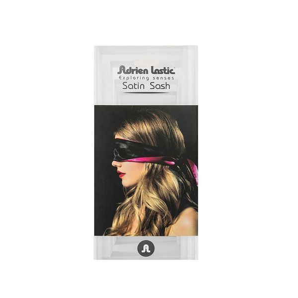 Пов&rsquo;язка-стрічка з сатину 2в1 Adrien Lastic Satin Sash (пов&rsquo;язка на очі і стрічка для зв&rsquo;язування) AD33519 фото