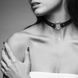Чокер з екошкіри Bijoux Indiscrets Maze &ndash; Single Choker Black SO5913 фото 2