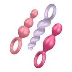 Набір анальних іграшок Satisfyer Plugs (set of 3) - Booty Call, макс. діаметр 3 см SO2324 фото