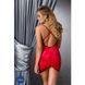 Сорочка приталена з відкритою спиною Passion LENA CHEMISE 6XL/7XL, red, трусики PS1027 фото 4