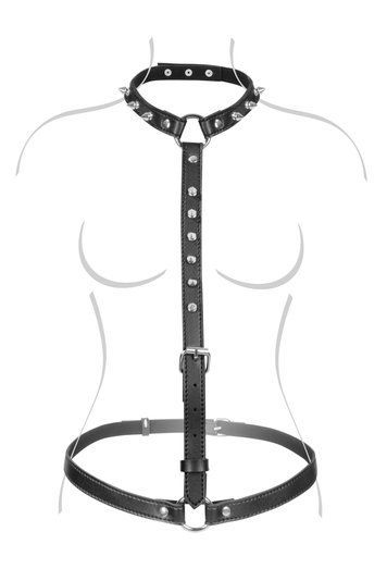 Портупея на тіло Fetish Tentation Sexy Adjustable Harness SO4666 фото