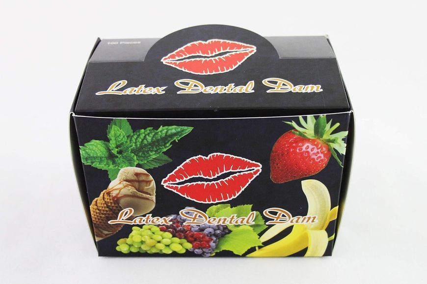 Набір латексних серветок Latex Dental Dams Assorted 100 шт SX1260 фото