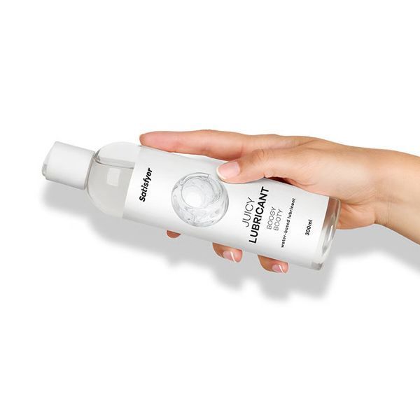 Анальна змазка на водній основі Satisfyer Juicy Lubricant Boogy Booty water based 300 мл SX2717 фото