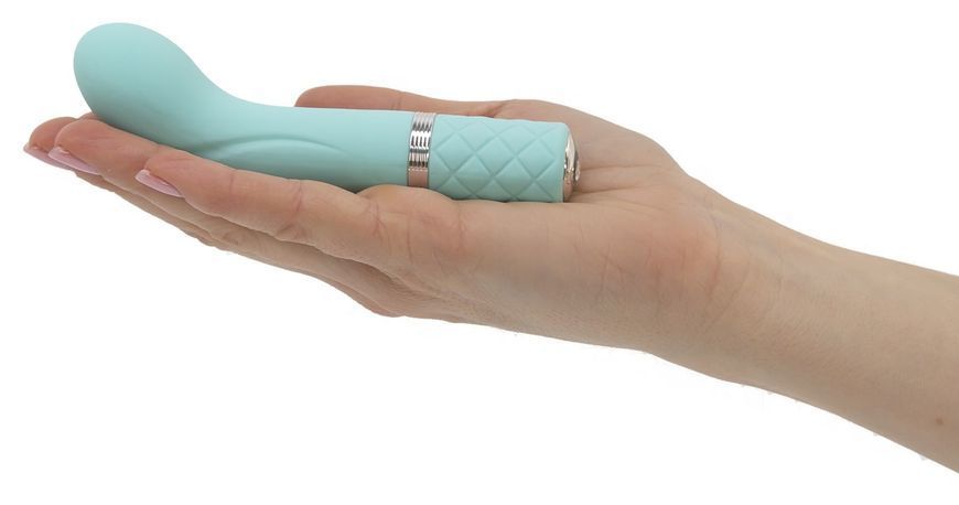 Розкішний вібратор Pillow Talk - Racy Teal з кристалом Swarovski для точки G, подарункове паковання SO2720 фото