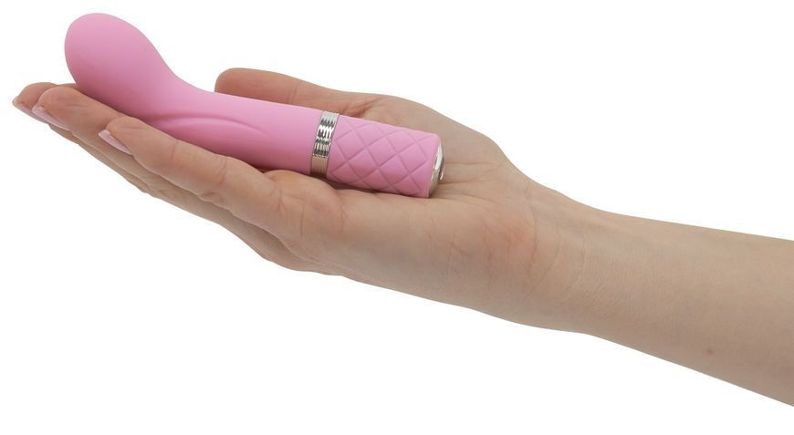 Розкішний вібратор Pillow Talk - Racy Pink з кристалом Swarovski для точки G, подарункове паковання SO2719 фото
