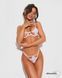 Комплект Obsessive Luise Sublim White 2-pcs crotchless set L/XL SX5087 фото 3