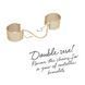 Наручники Bijoux Indiscrets Desir Metallique Handcuffs - Gold, металеві, стильні браслети SO2664 фото 5