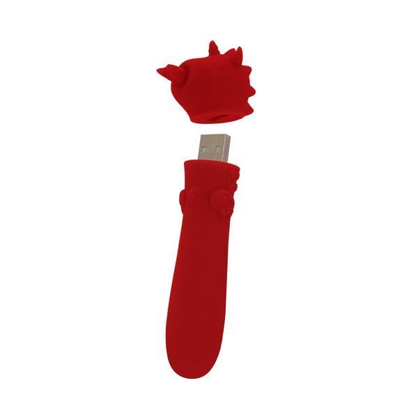 Вібратор-єдиноріжка Unihorn USB Bullet &ndash; Blaze Diablo віброкуля, USB-зарядка, 10 режимів SX2859 фото