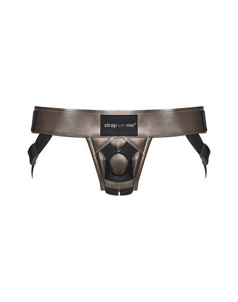 Трусики для страпона Strap-On-Me Leatherette Harness CURIOUS SO4508 фото