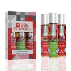 Набір JO Tri-Me Triple Pack &mdash; Flavors (3&times;30 мл) три різні смаки оральних змазок SO2840 фото