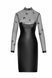 Сукня Noir Handmade F310 Sublime, M, black, міді, мокрий ефект, верх &mdash; сітка, довгий рукав SX0298 фото 4
