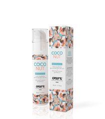 Масажна олія EXSENS Coconut 50 мл розігрівальна, без цукру, без парабенів, їстівна SO2358 фото